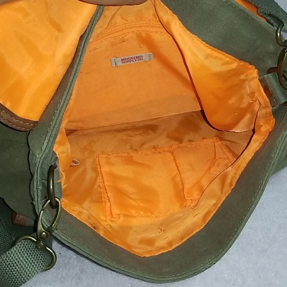 Vintage olive green bag - Picture 2 of 6